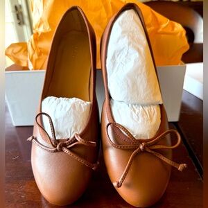 NWT Quince Brown Ballet Flats - Size 7 - Work and Play, Old Money, Cottage Core